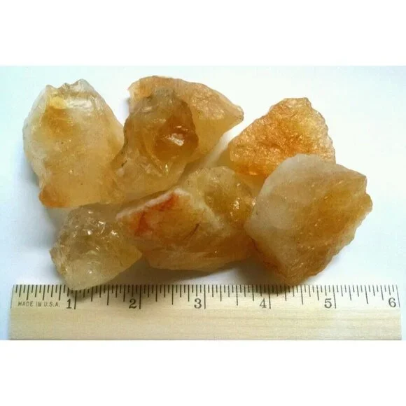 Golden Citrine Geode Mineral Chunks 5 Lb Lot Gold Yellow Rock Gemstones